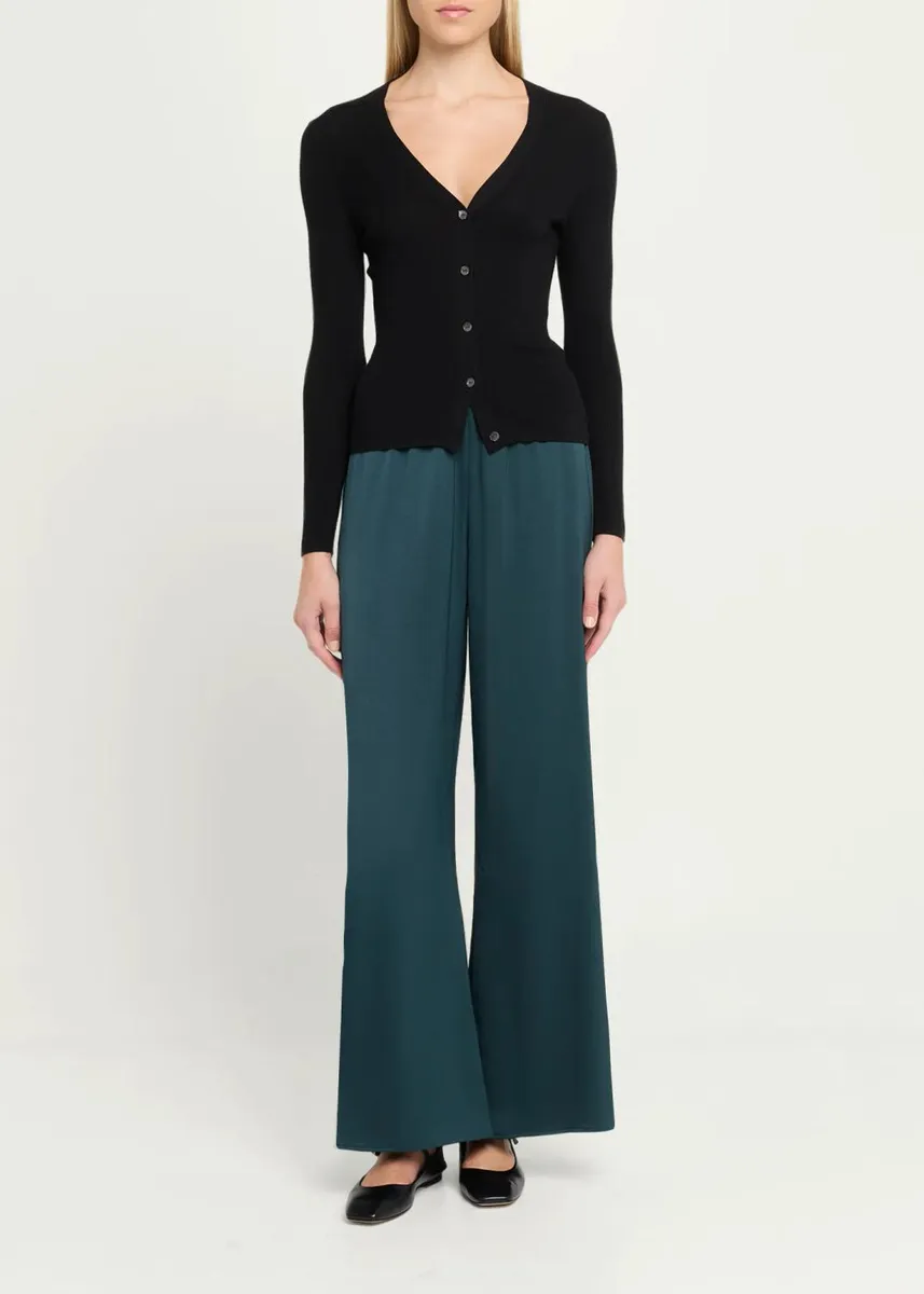 Simkhai Roni Satin Wide-Leg Pants | Thumbnail 2 Simkhai Roni Satin Wide-Leg Pants | Thumbnail 2