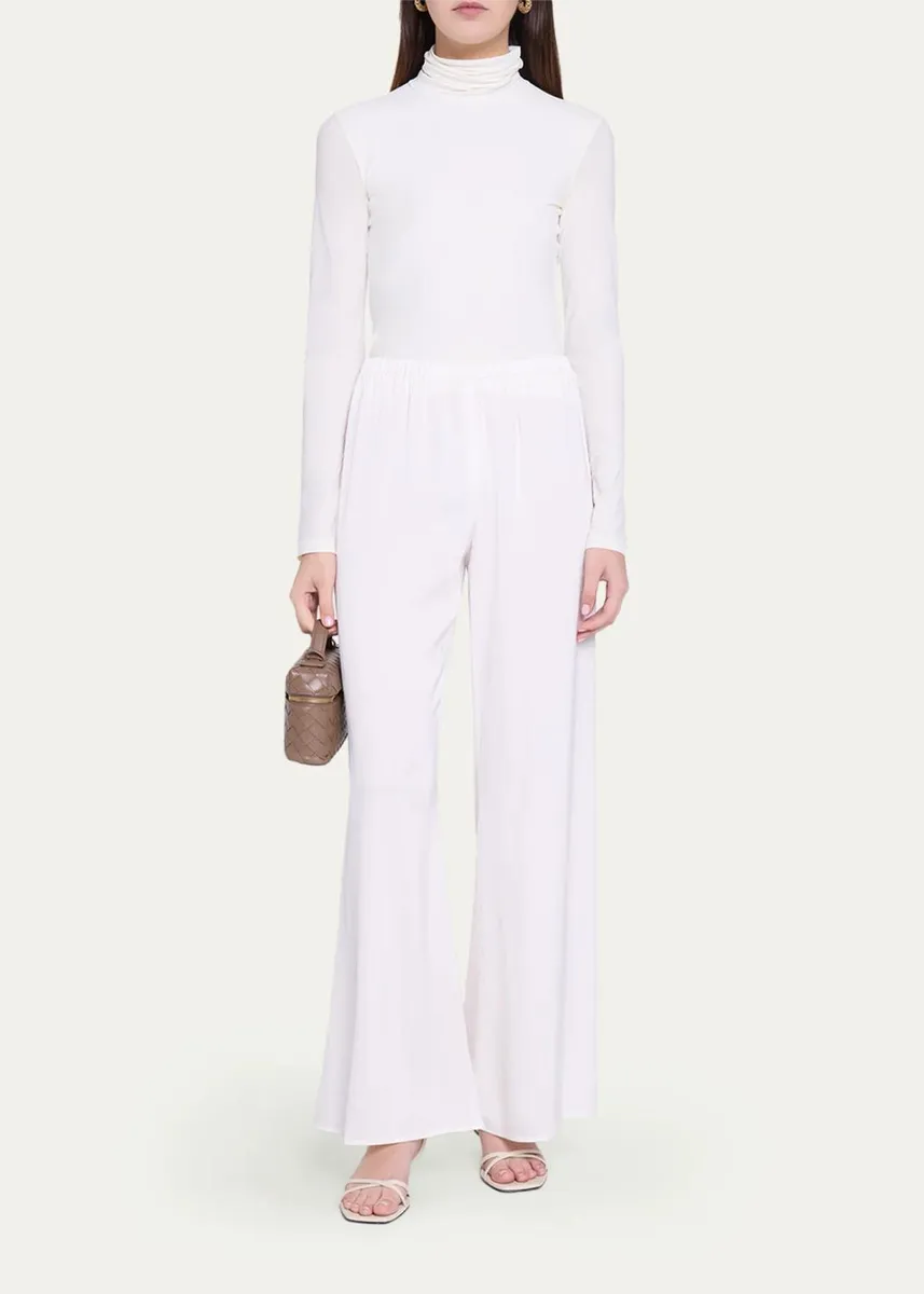 Simkhai Roni Satin Wide-Leg Pants | Thumbnail 6 Simkhai Roni Satin Wide-Leg Pants | Thumbnail 6