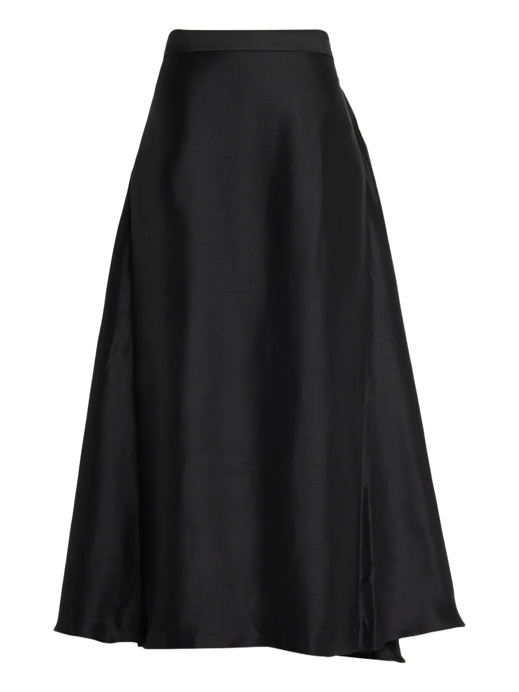 Heirlome Viola Silk Shantung Full Midi Skirt