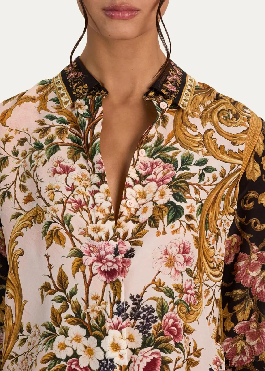 Alice + Olivia Willa Placket Top | Thumbnail 5 Alice + Olivia Willa Placket Top | Thumbnail 5