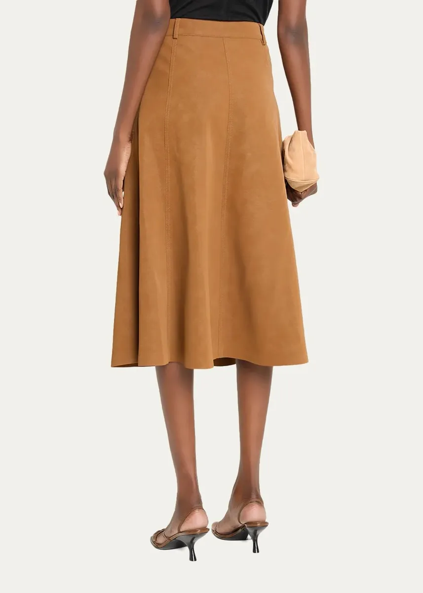 Kobi Halperin Connor Leather A-Line Midi Skirt | Thumbnail 3 Kobi Halperin Connor Leather A-Line Midi Skirt | Thumbnail 3