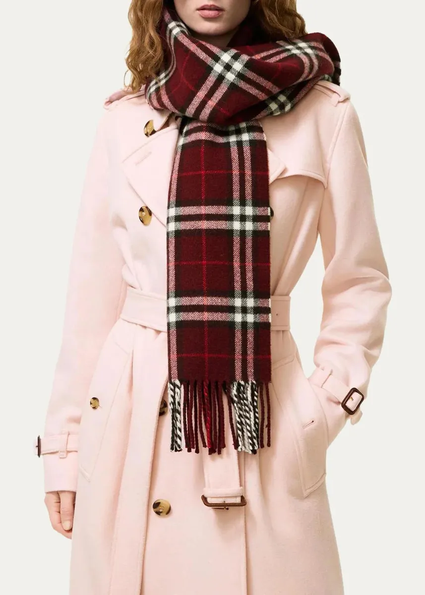Burberry Sparkle Check Cashmere Scarf | Thumbnail 2 Burberry Sparkle Check Cashmere Scarf | Thumbnail 2