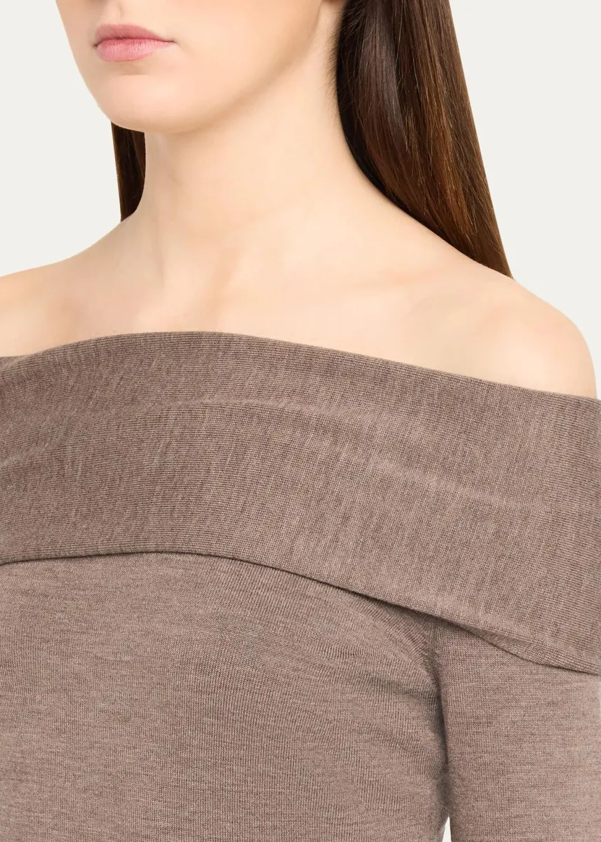 Simkhai Delphia Off-Shoulder Wool Top | Thumbnail 5 Simkhai Delphia Off-Shoulder Wool Top | Thumbnail 5