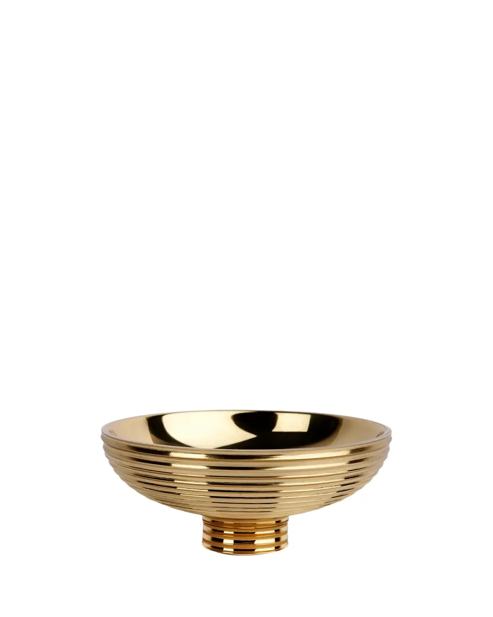 Greg Natale Operetta Ribbed Brass Catchall | Thumbnail 2 Greg Natale Operetta Ribbed Brass Catchall | Thumbnail 2