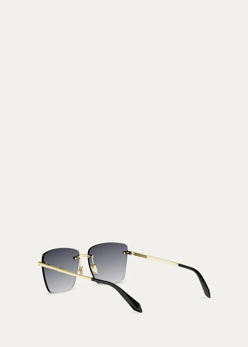 BVLGARI Serpenti Viper 60MM Square Sunglasses | Thumbnail 3