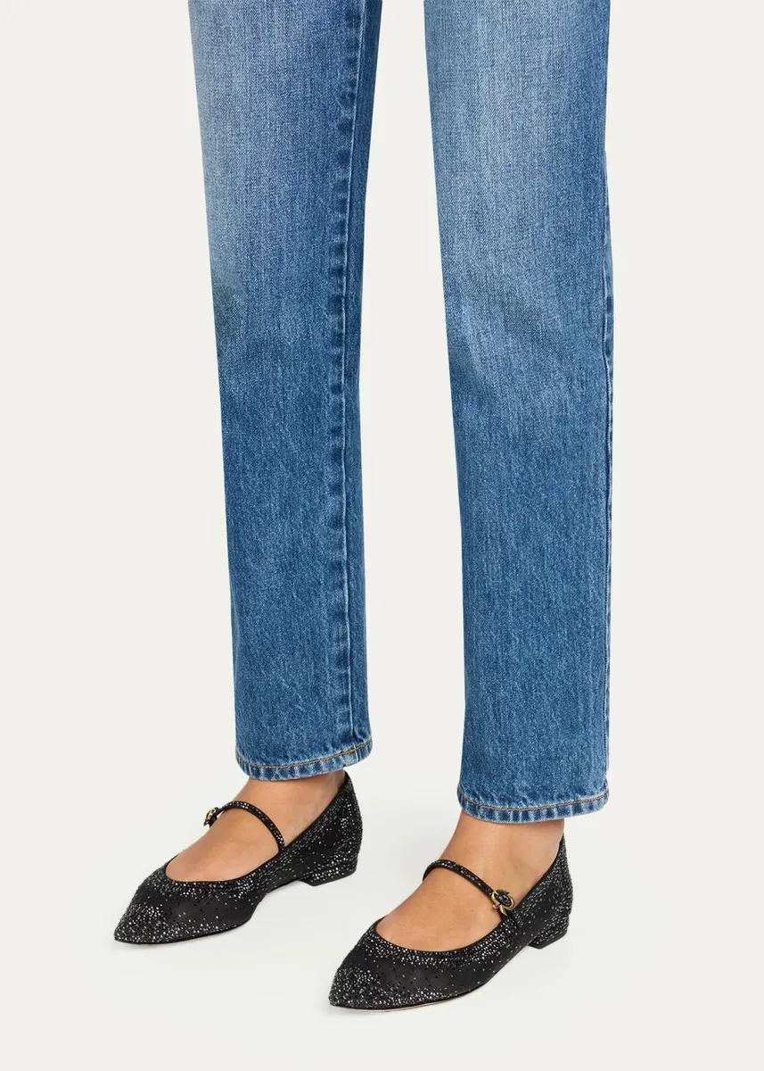 Gianvito Rossi Strass Organza Mary Jane Ballerina Flats | Thumbnail 2 Gianvito Rossi Strass Organza Mary Jane Ballerina Flats | Thumbnail 2