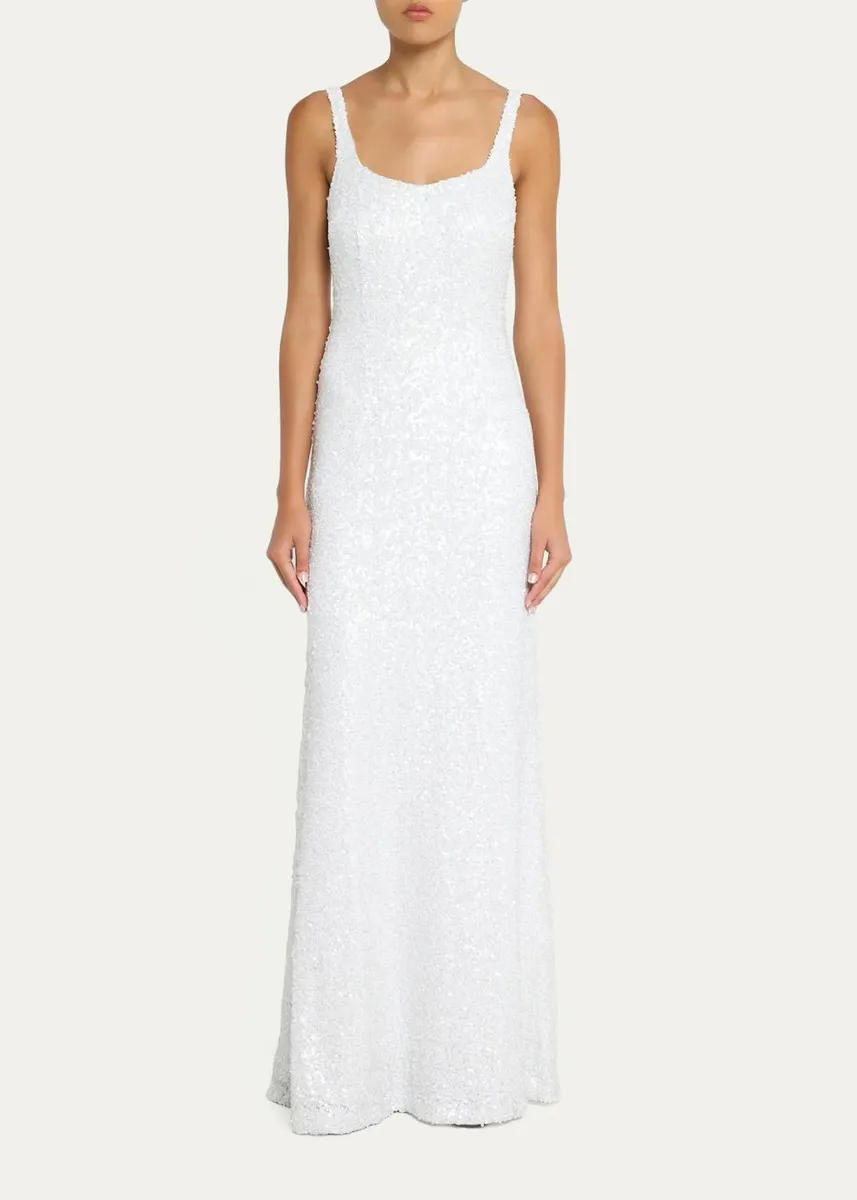Ramy Brook Sequined Column Gown | Thumbnail 2
