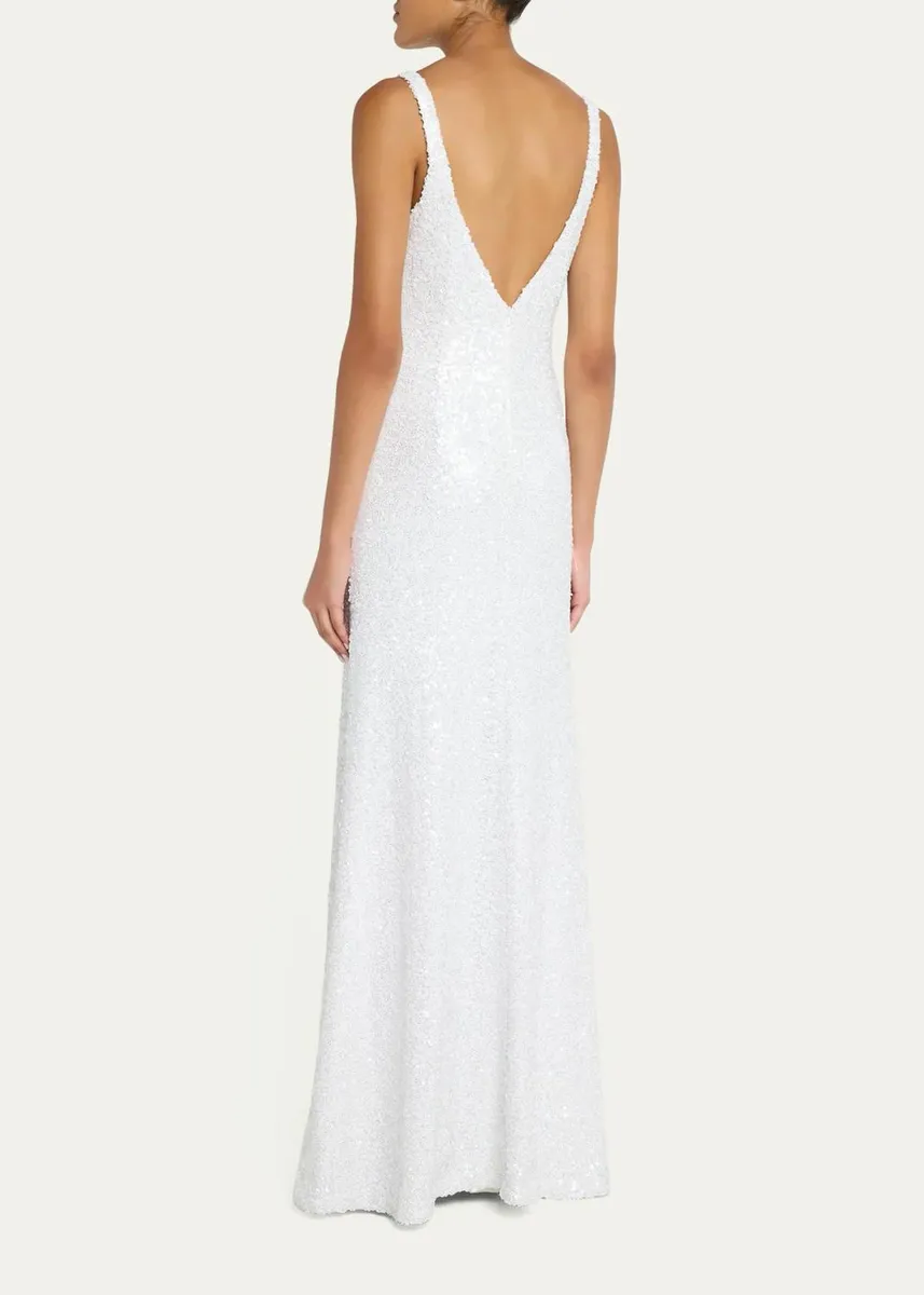 Ramy Brook Sequined Column Gown | Thumbnail 3