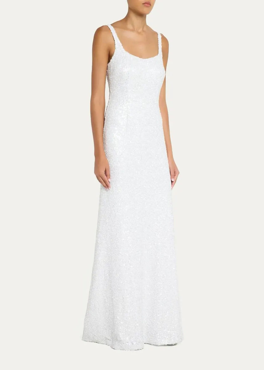 Ramy Brook Sequined Column Gown | Thumbnail 4