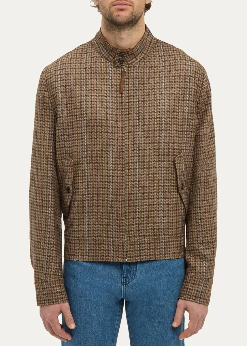 Gabriela Hearst Graham Houndstooth Cashmere & Silk Jacket | Thumbnail 2