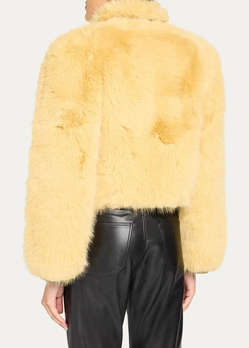 Et Ochs Finley Faux Fur and Faux Leather Combo Jacket | Thumbnail 3