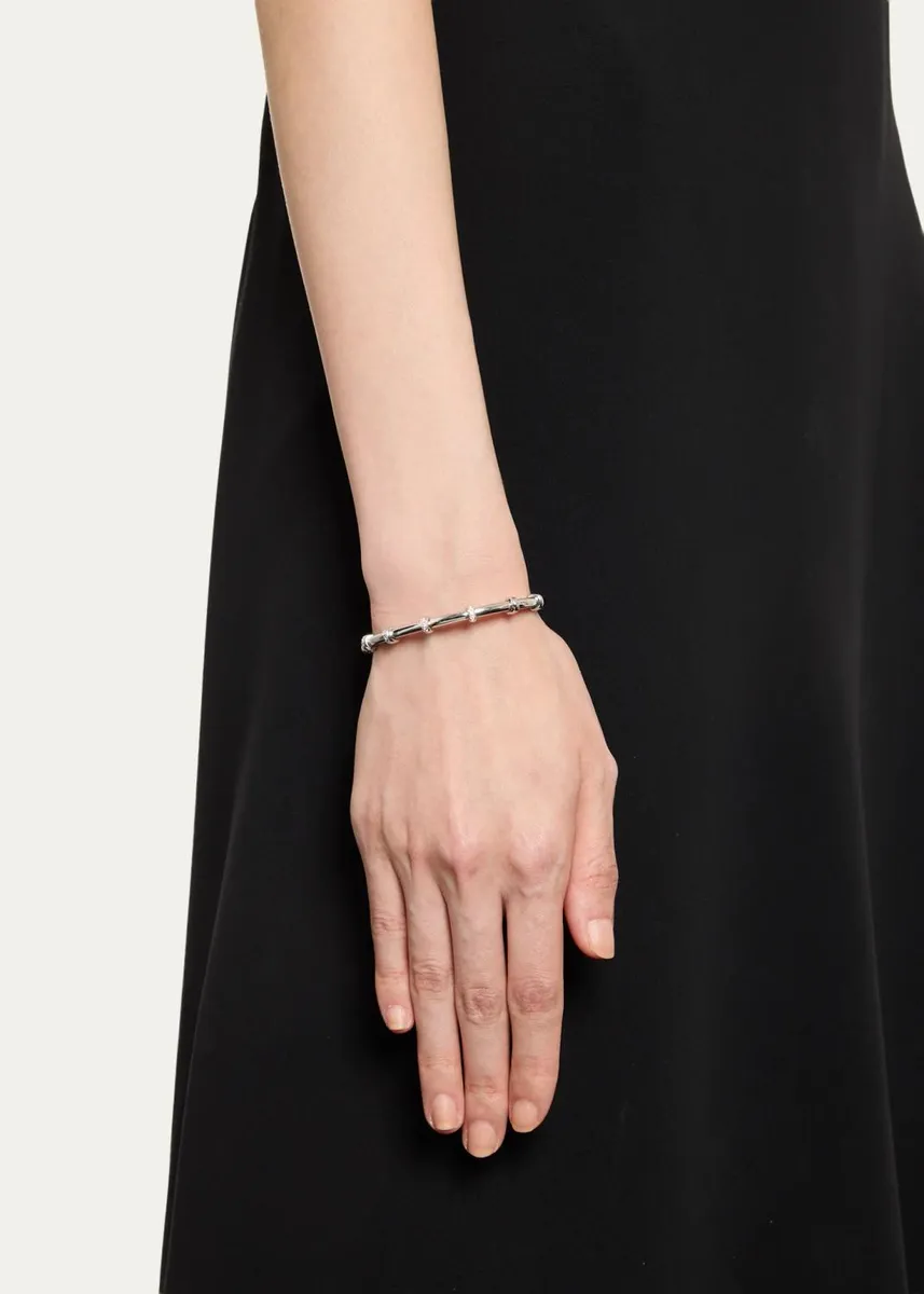 SIDNEY GARBER Carly 18K White Gold Bracelet with Diamonds | Thumbnail 2 SIDNEY GARBER Carly 18K White Gold Bracelet with Diamonds | Thumbnail 2