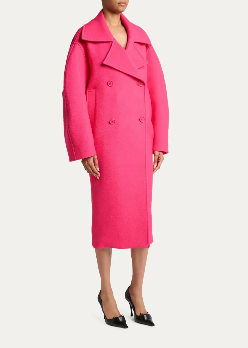 Balenciaga Long Cocoon Coat | Thumbnail 4 Balenciaga Long Cocoon Coat | Thumbnail 4