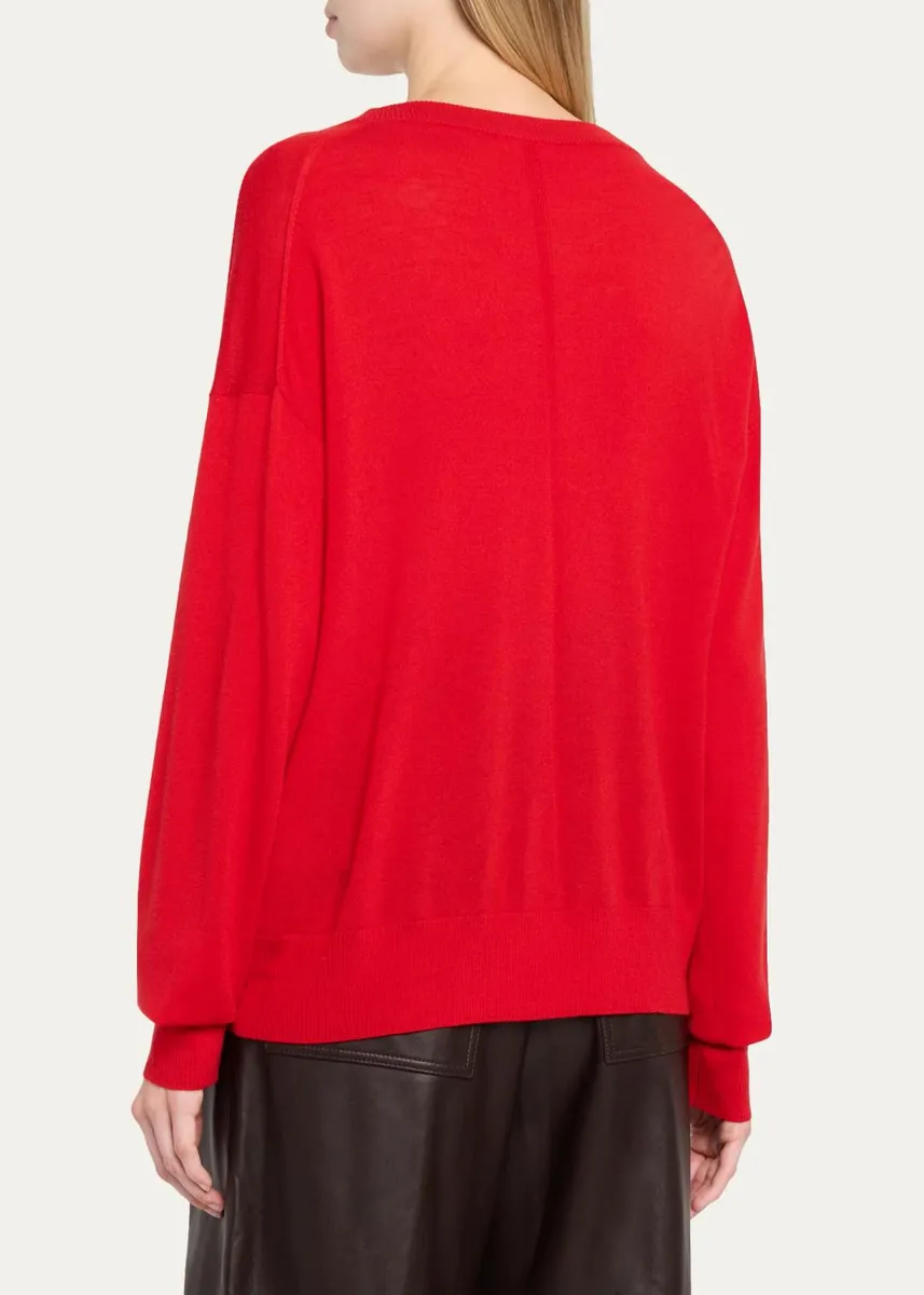 A.L.C. Nicole Wool V-Neck Sweater | Thumbnail 3