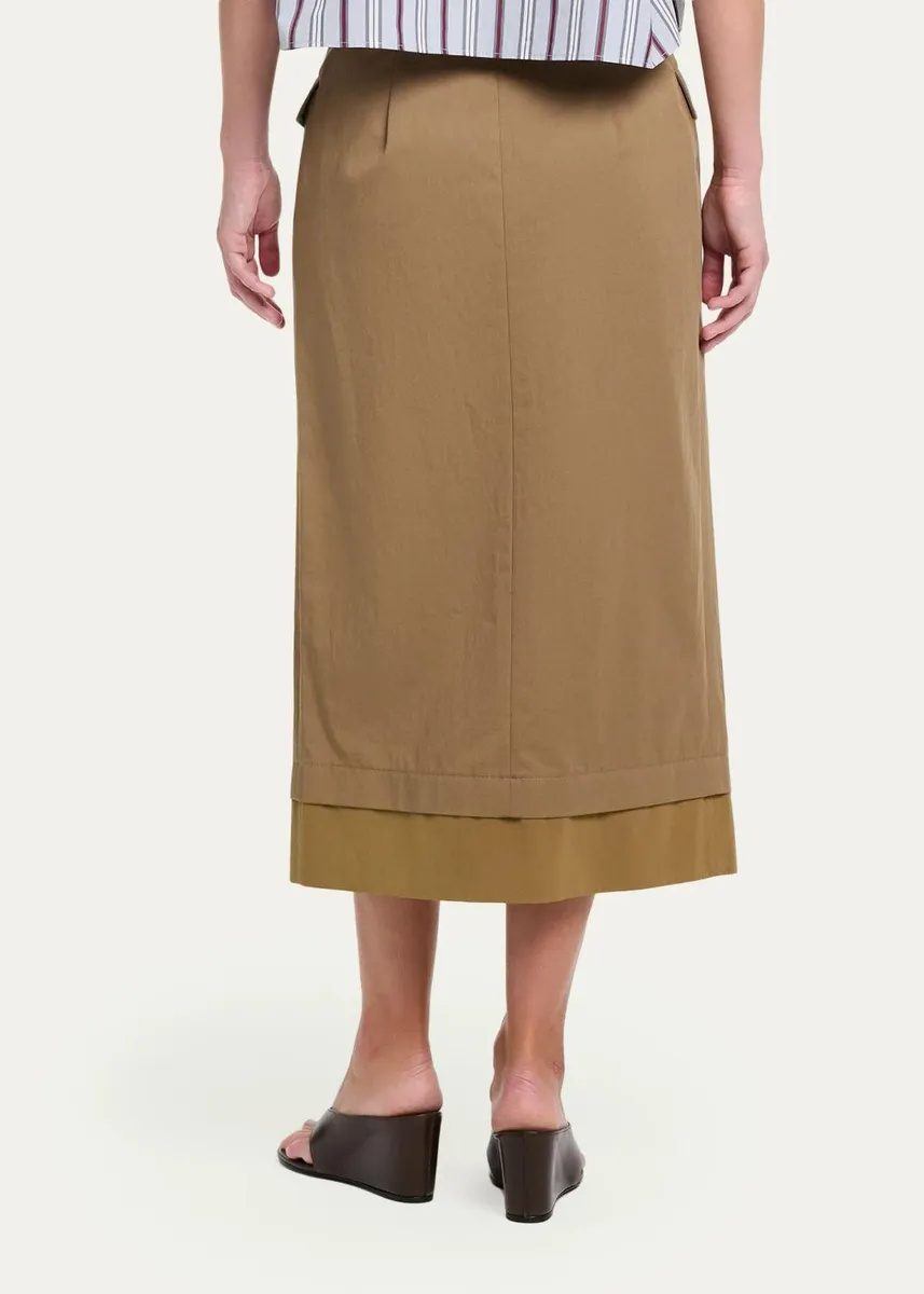 TWP A Trip to the Met Wrap Midi Skirt | Thumbnail 3