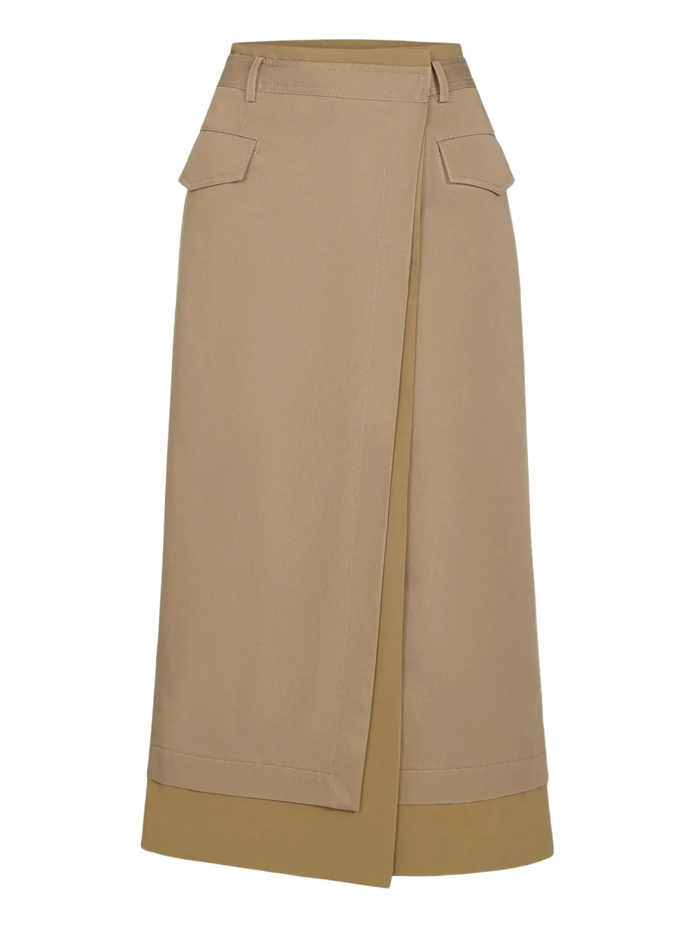 A Trip to the Met Wrap Midi Skirt