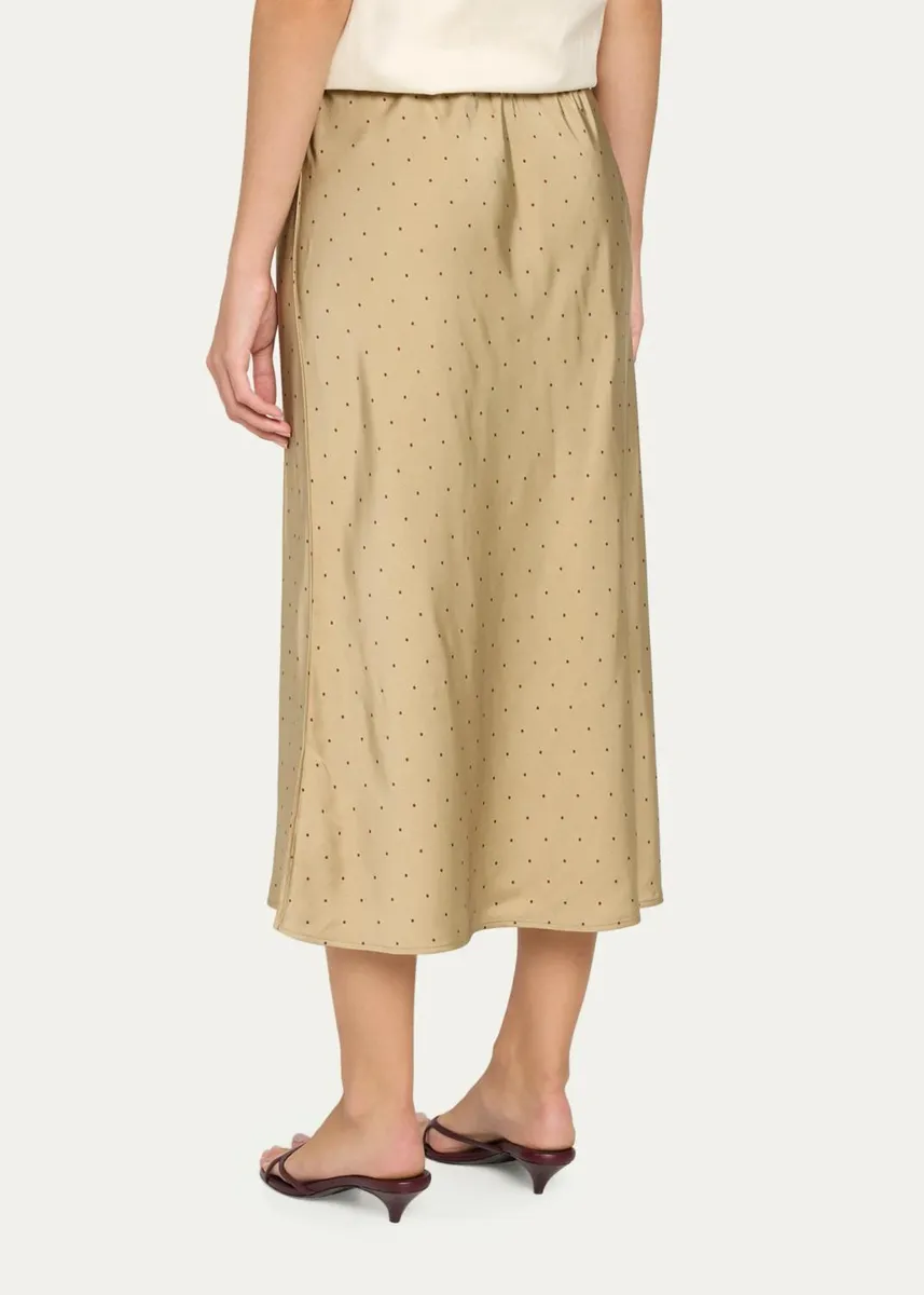Vince Grid Dot Slip Skirt | Thumbnail 3 Vince Grid Dot Slip Skirt | Thumbnail 3