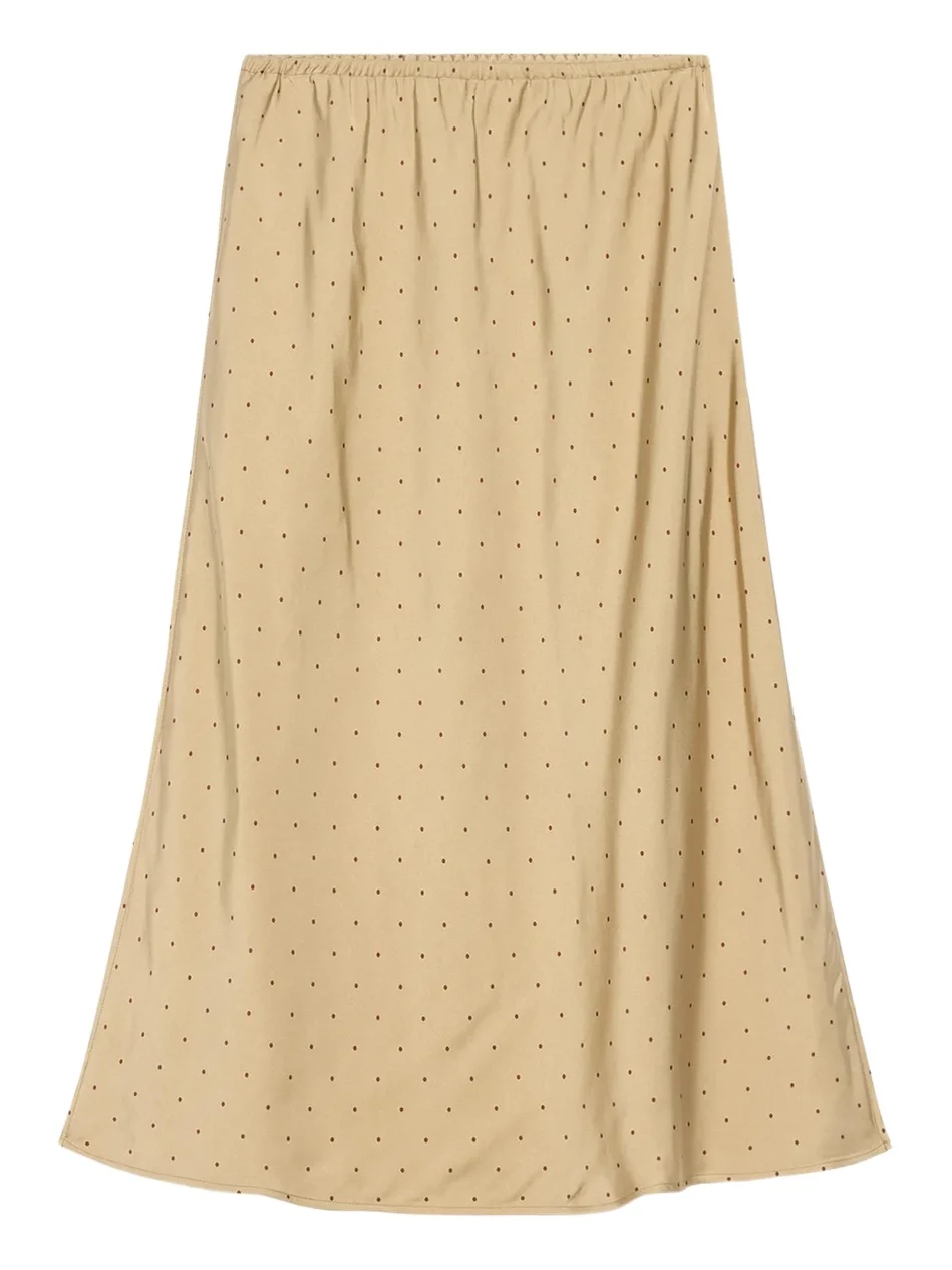 Grid Dot Slip Skirt Grid Dot Slip Skirt