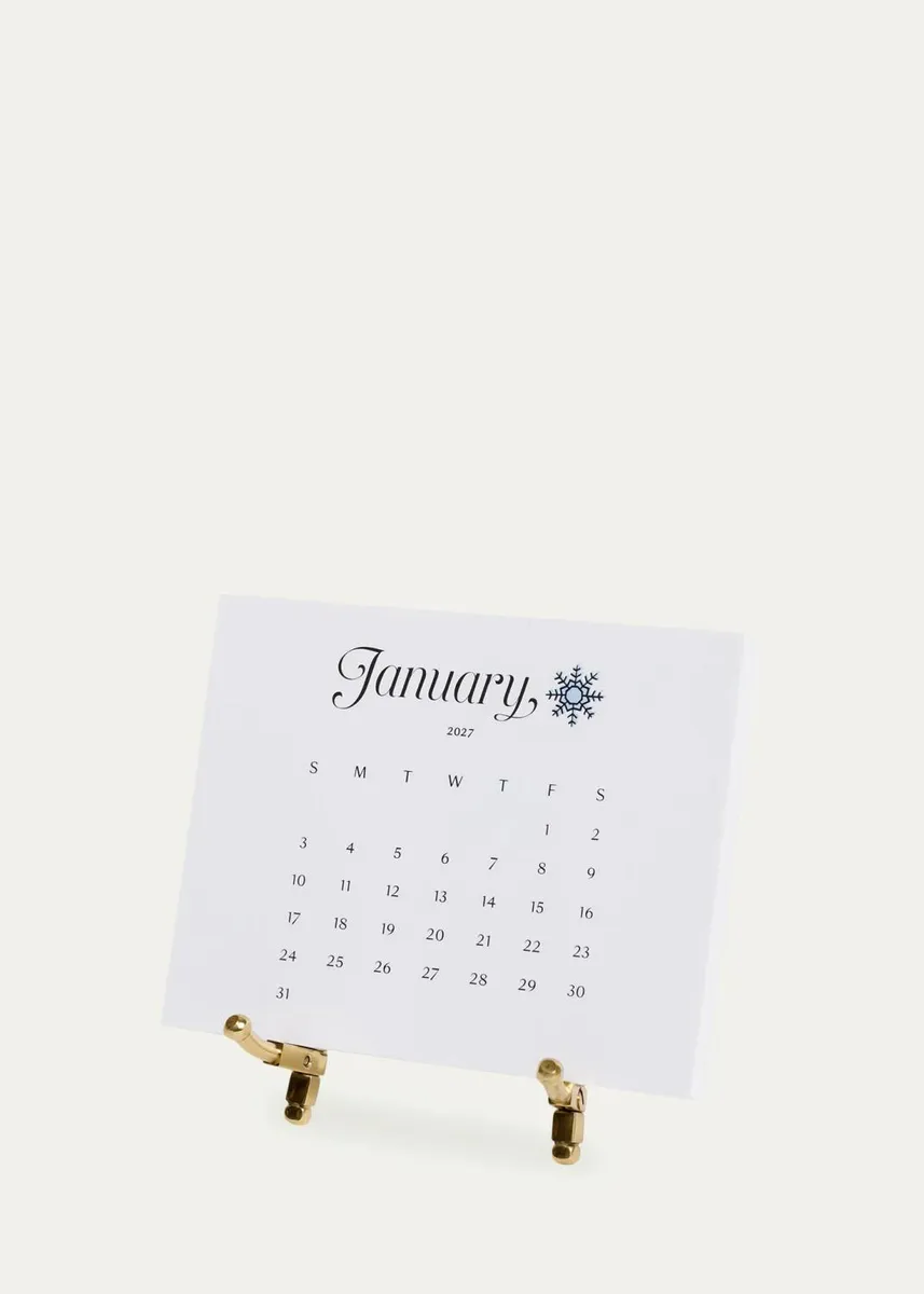 Dear Annabelle Charmed Year Brass Calendar | Thumbnail 3