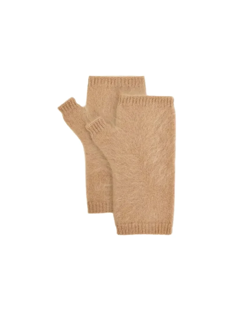 Brushed Cashmere Fingerless Gloves Brushed Cashmere Fingerless Gloves
