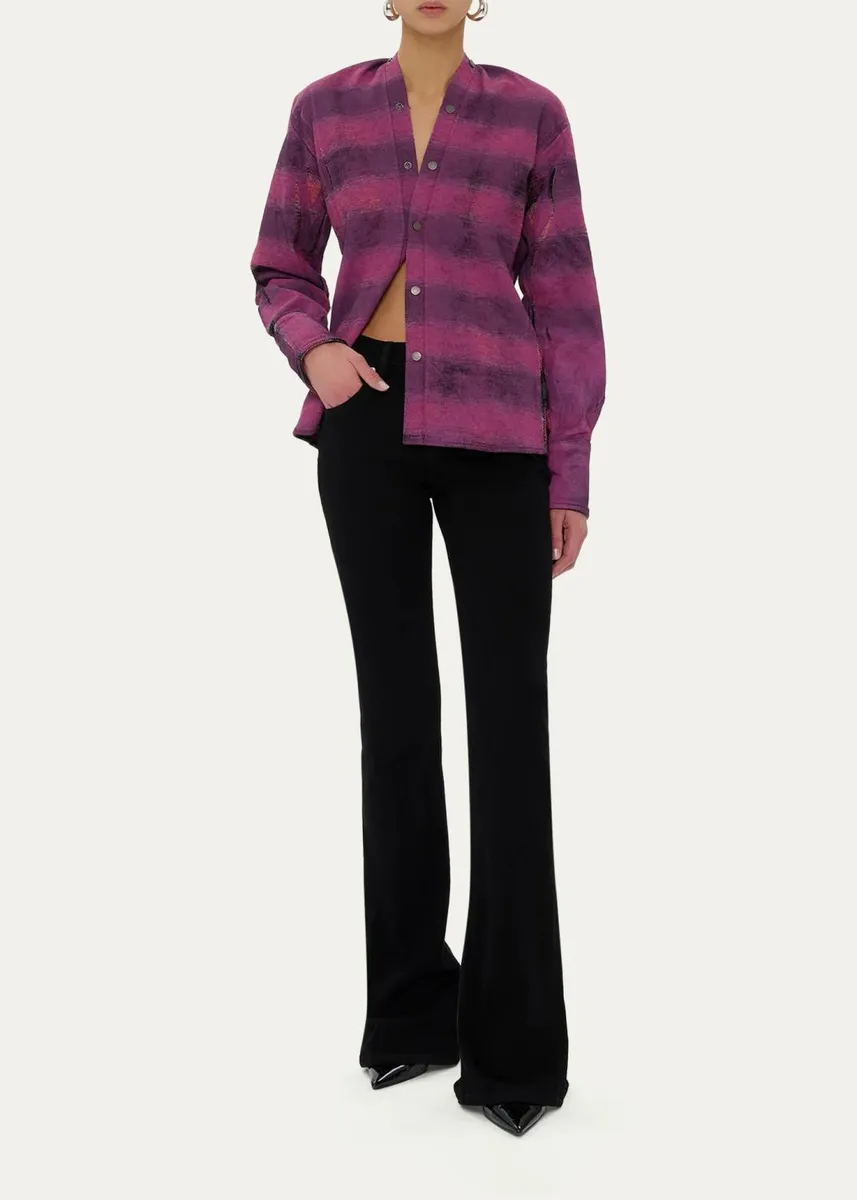 Haikure Shona Check-Print Cotton Shirt | Thumbnail 2