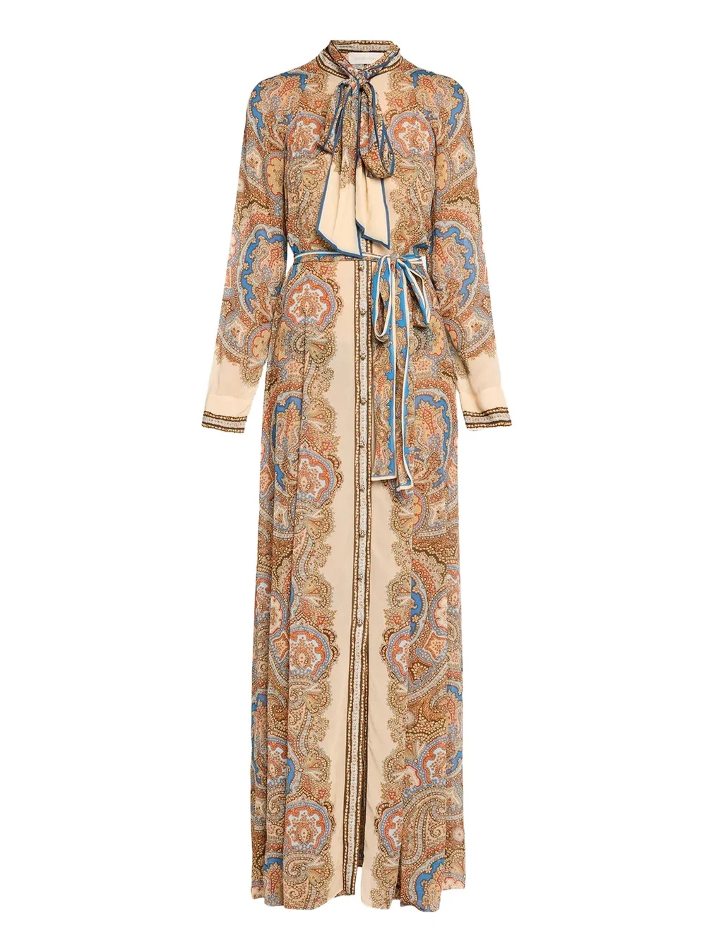 Clash Paisley Maxi Dress