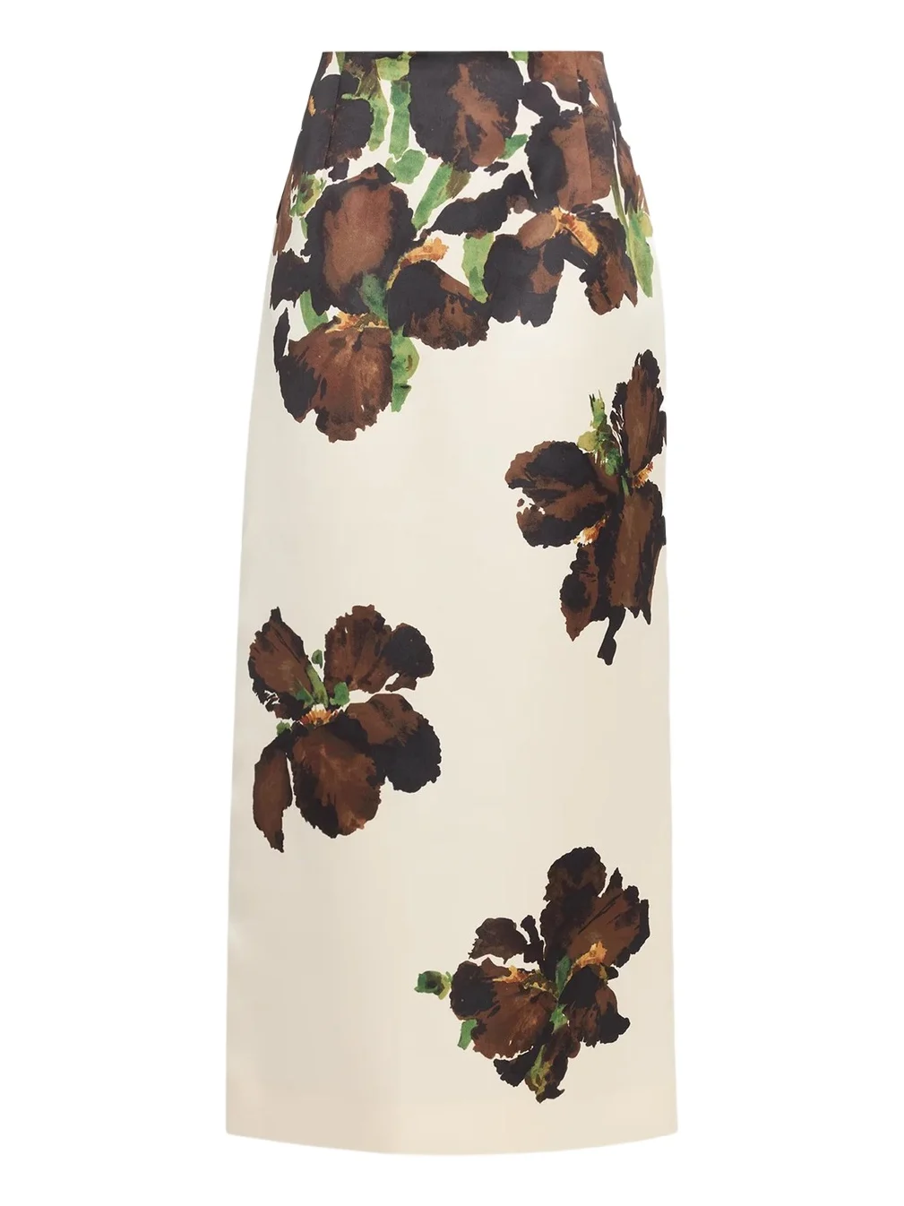 Watercolor Iris Midi Skirt Watercolor Iris Midi Skirt