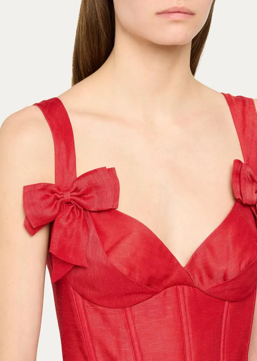 Zimmermann Clash Print Bow Mini Dress | Thumbnail 5 Zimmermann Clash Print Bow Mini Dress | Thumbnail 5