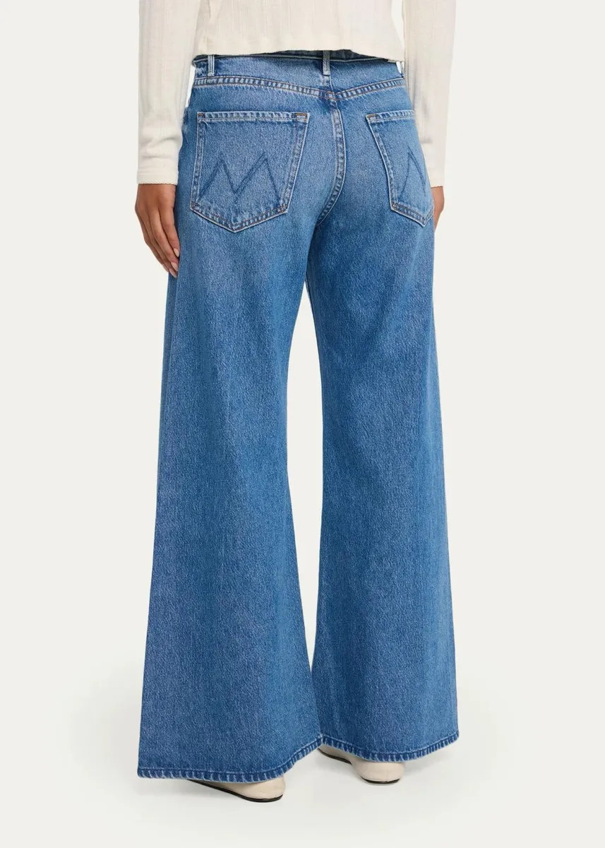 Mother Lil Lemon Twist Wide-Leg Jeans | Thumbnail 3 Mother Lil Lemon Twist Wide-Leg Jeans | Thumbnail 3