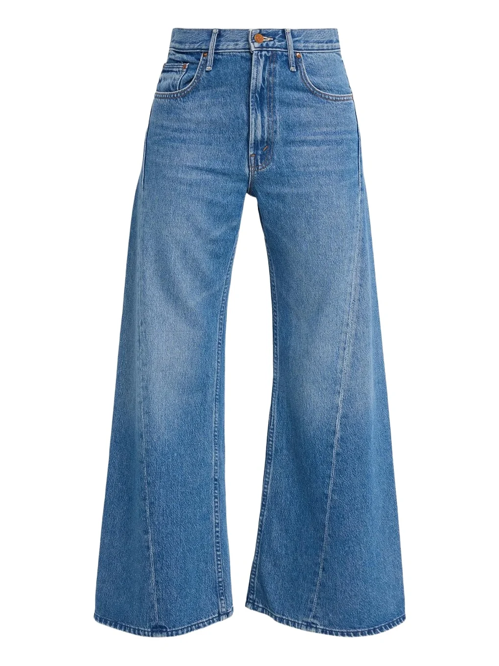 Mother Lil Lemon Twist Wide-Leg Jeans
