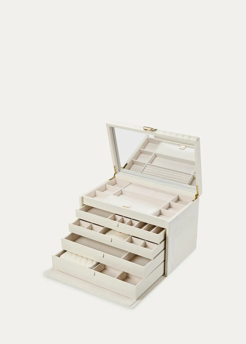 Wolf Lauren Extra-Large Vegan Leather Jewelry Box | Thumbnail 4 Wolf Lauren Extra-Large Vegan Leather Jewelry Box | Thumbnail 4