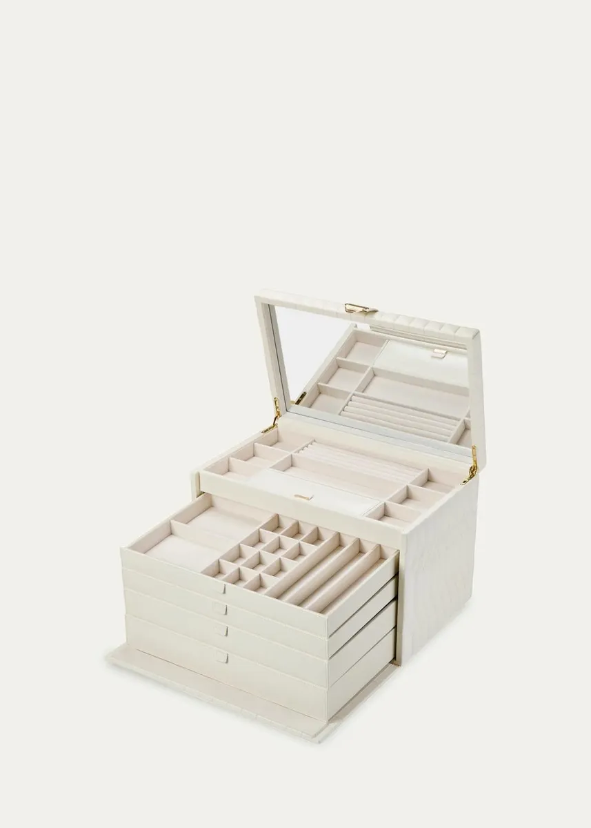 Wolf Lauren Extra-Large Vegan Leather Jewelry Box | Thumbnail 5 Wolf Lauren Extra-Large Vegan Leather Jewelry Box | Thumbnail 5