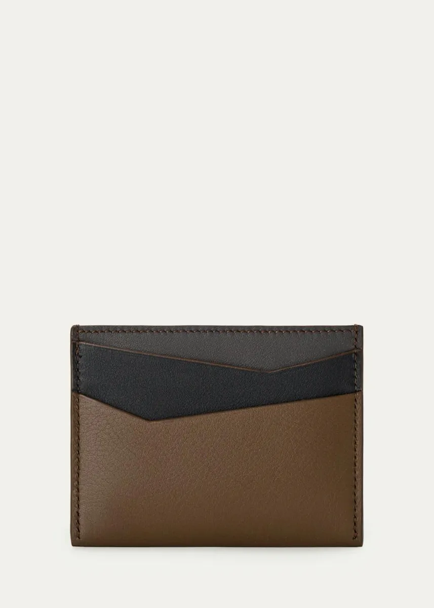 Loewe Men's Puzzle Calfskin Card Holder | Thumbnail 2 Loewe Men's Puzzle Calfskin Card Holder | Thumbnail 2