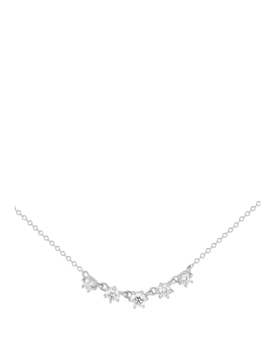 Jade Trau Mini Penelope Platinum & 0.35 TCW Diamond Necklace | Thumbnail 2