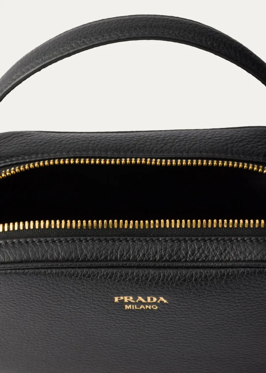 Prada Odette Mini Grain Leather Top-Handle Bag | Thumbnail 4 Prada Odette Mini Grain Leather Top-Handle Bag | Thumbnail 4
