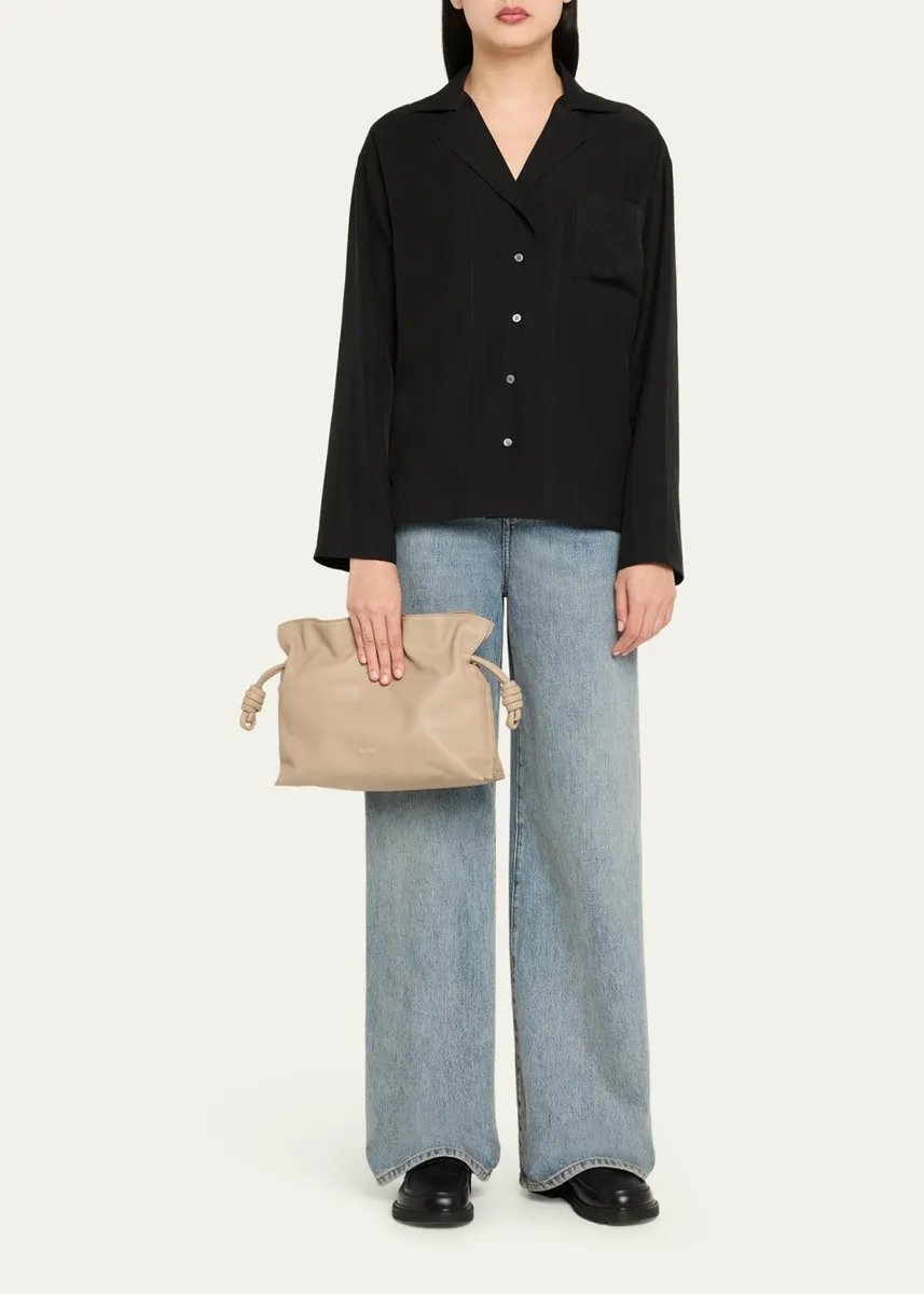Loewe Flamenco Medium Clutch Bag in Nappa Leather | Thumbnail 5 Loewe Flamenco Medium Clutch Bag in Nappa Leather | Thumbnail 5
