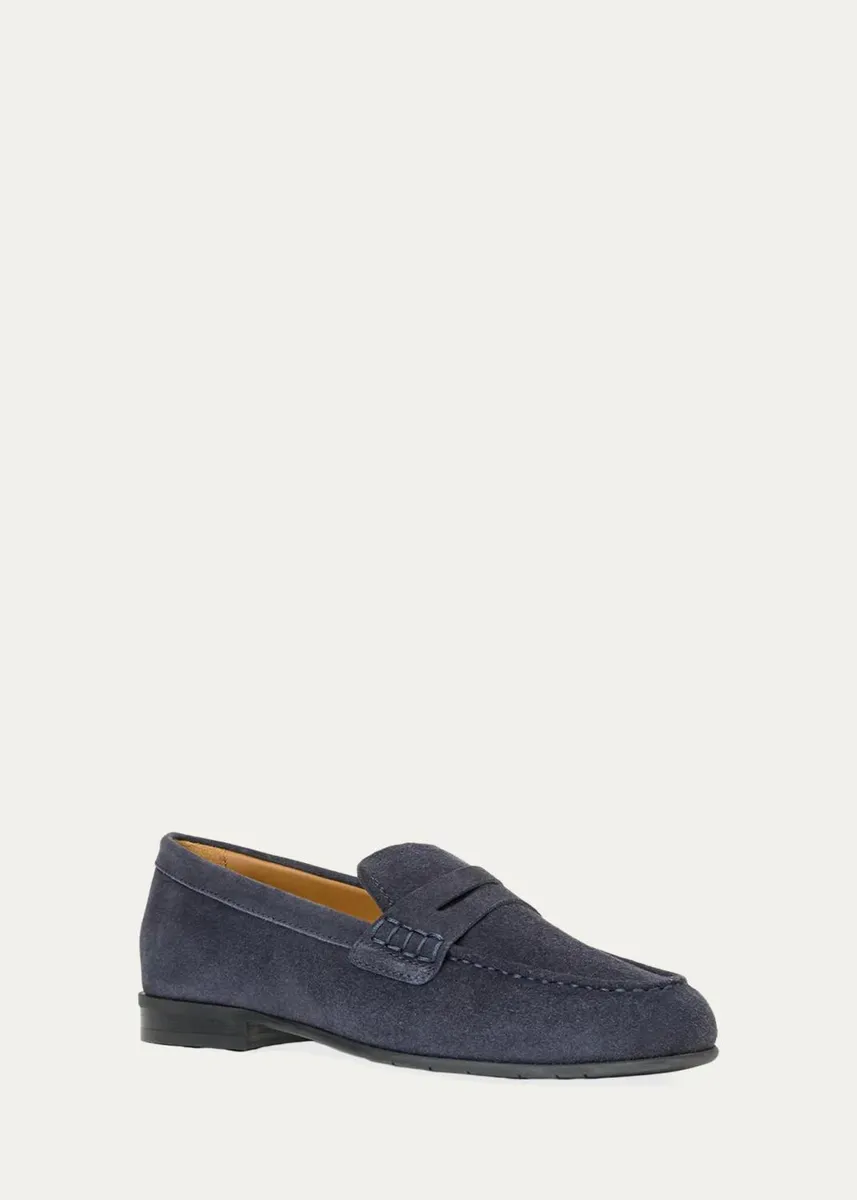 Aquatalia Ellis Waterproof Suede Penny Loafers | Thumbnail 2 Aquatalia Ellis Waterproof Suede Penny Loafers | Thumbnail 2