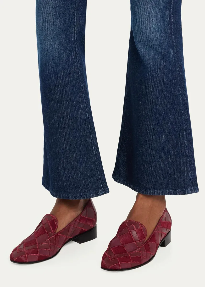 Alexandre Birman Annelise Patchwork Leather Loafers | Thumbnail 2 Alexandre Birman Annelise Patchwork Leather Loafers | Thumbnail 2
