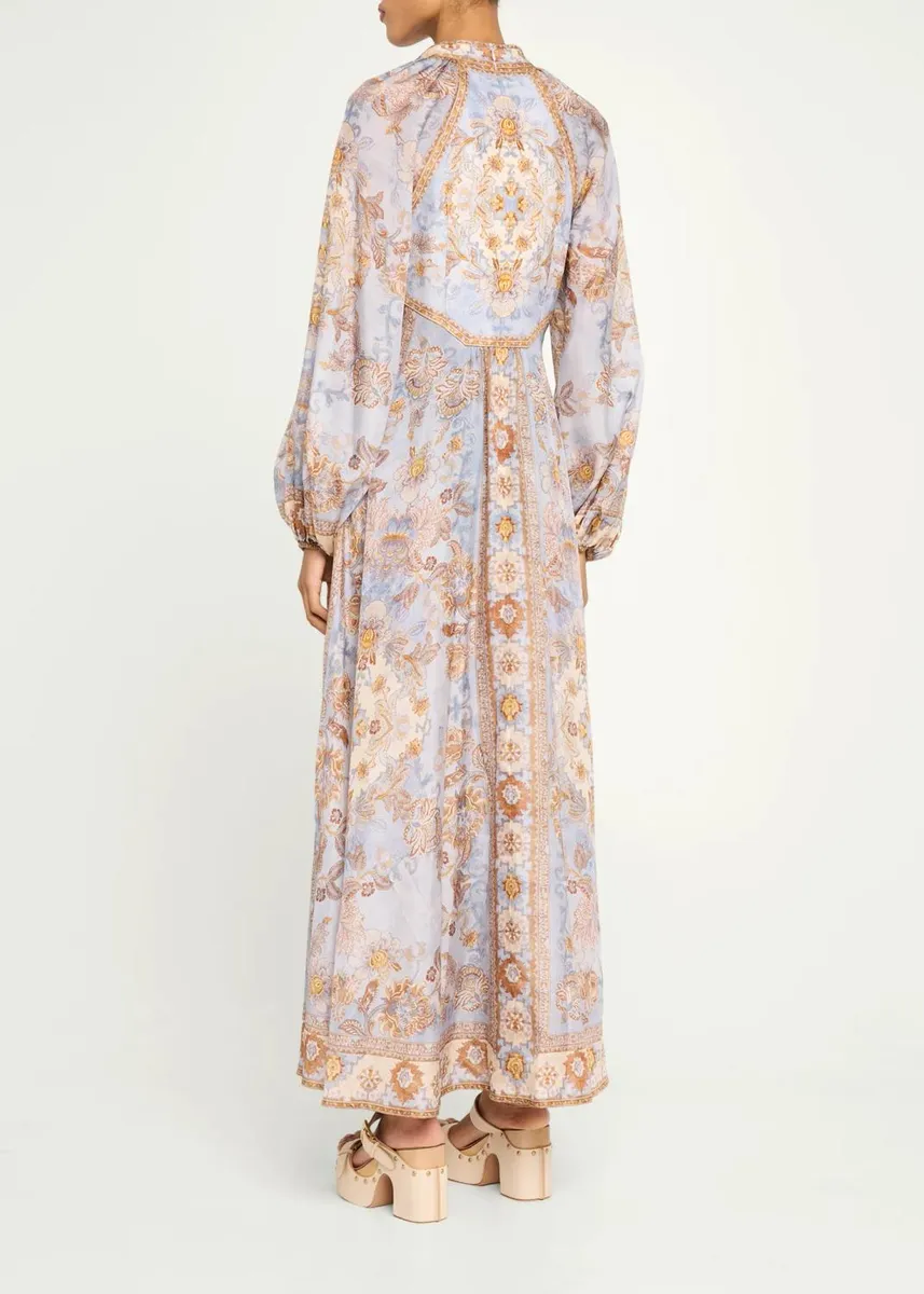 Zimmermann Echo Billow Silk Maxi Dress | Thumbnail 3 Zimmermann Echo Billow Silk Maxi Dress | Thumbnail 3