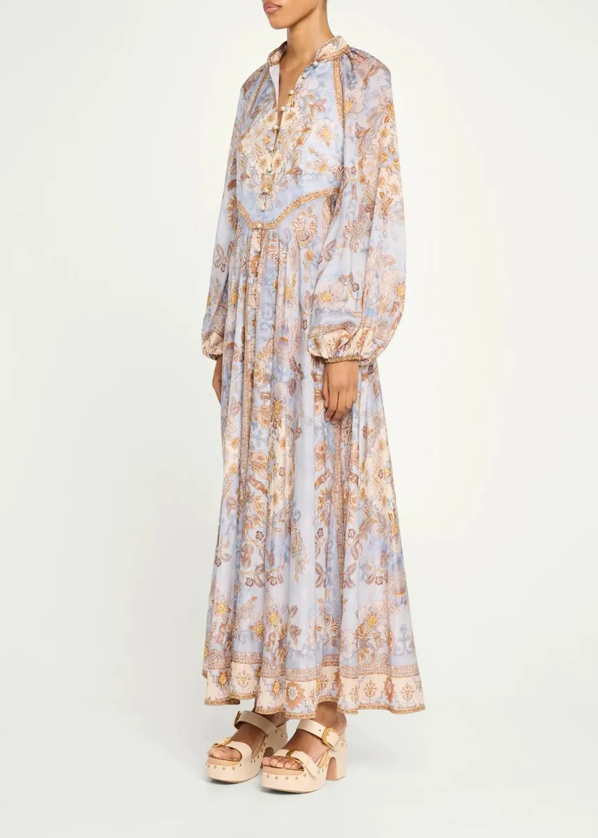 Zimmermann Echo Billow Silk Maxi Dress | Thumbnail 4 Zimmermann Echo Billow Silk Maxi Dress | Thumbnail 4