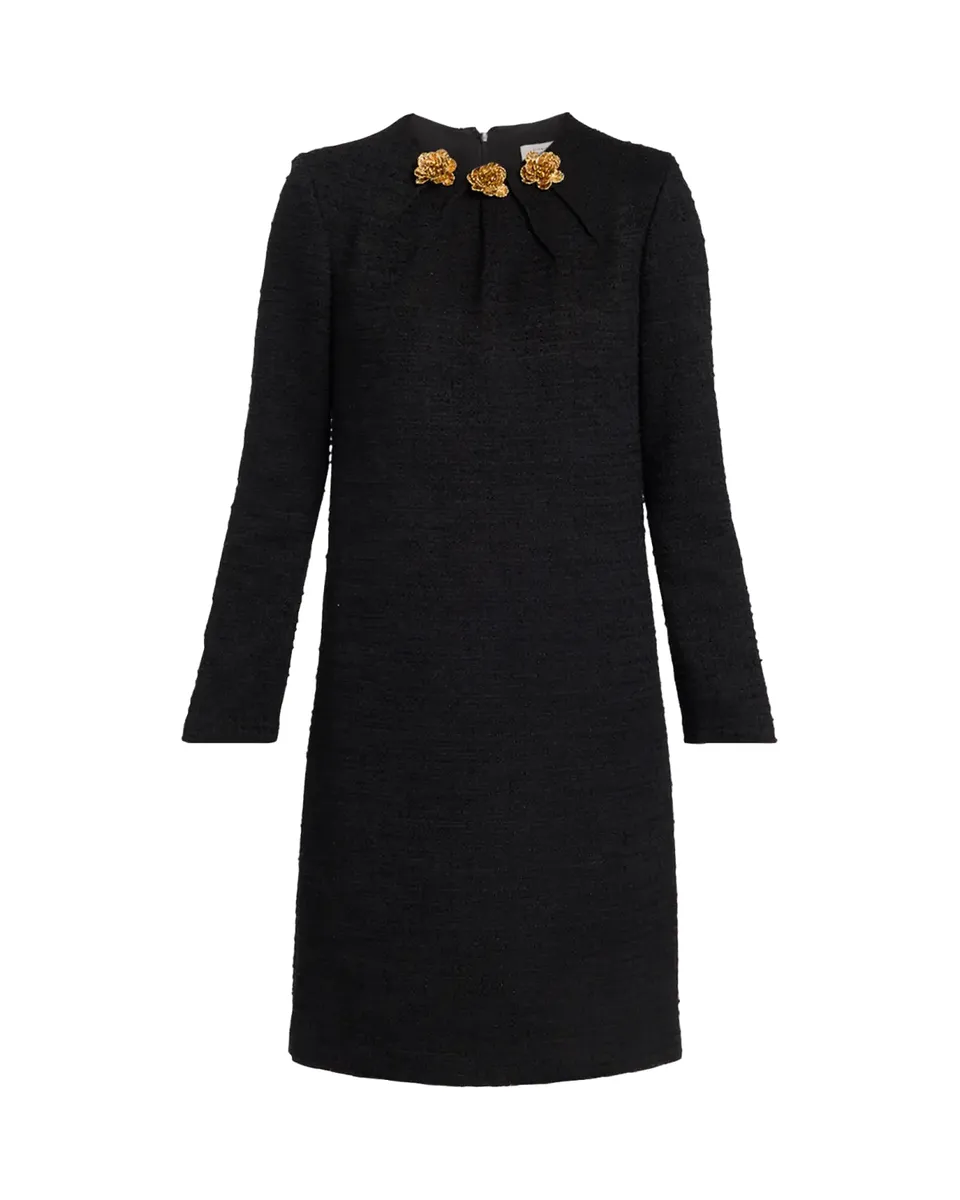 Rickie Freeman for Teri Jon Floral Applique Tweed Shift Dress | Thumbnail 2 Rickie Freeman for Teri Jon Floral Applique Tweed Shift Dress | Thumbnail 2