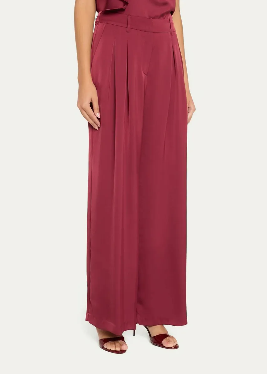 Ramy Brook Oscar Pleated Wide-Leg Pants | Thumbnail 4
