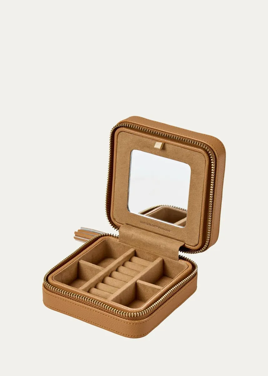 Wolf Lauren Vegan Leather Zip Travel Case | Thumbnail 3 Wolf Lauren Vegan Leather Zip Travel Case | Thumbnail 3
