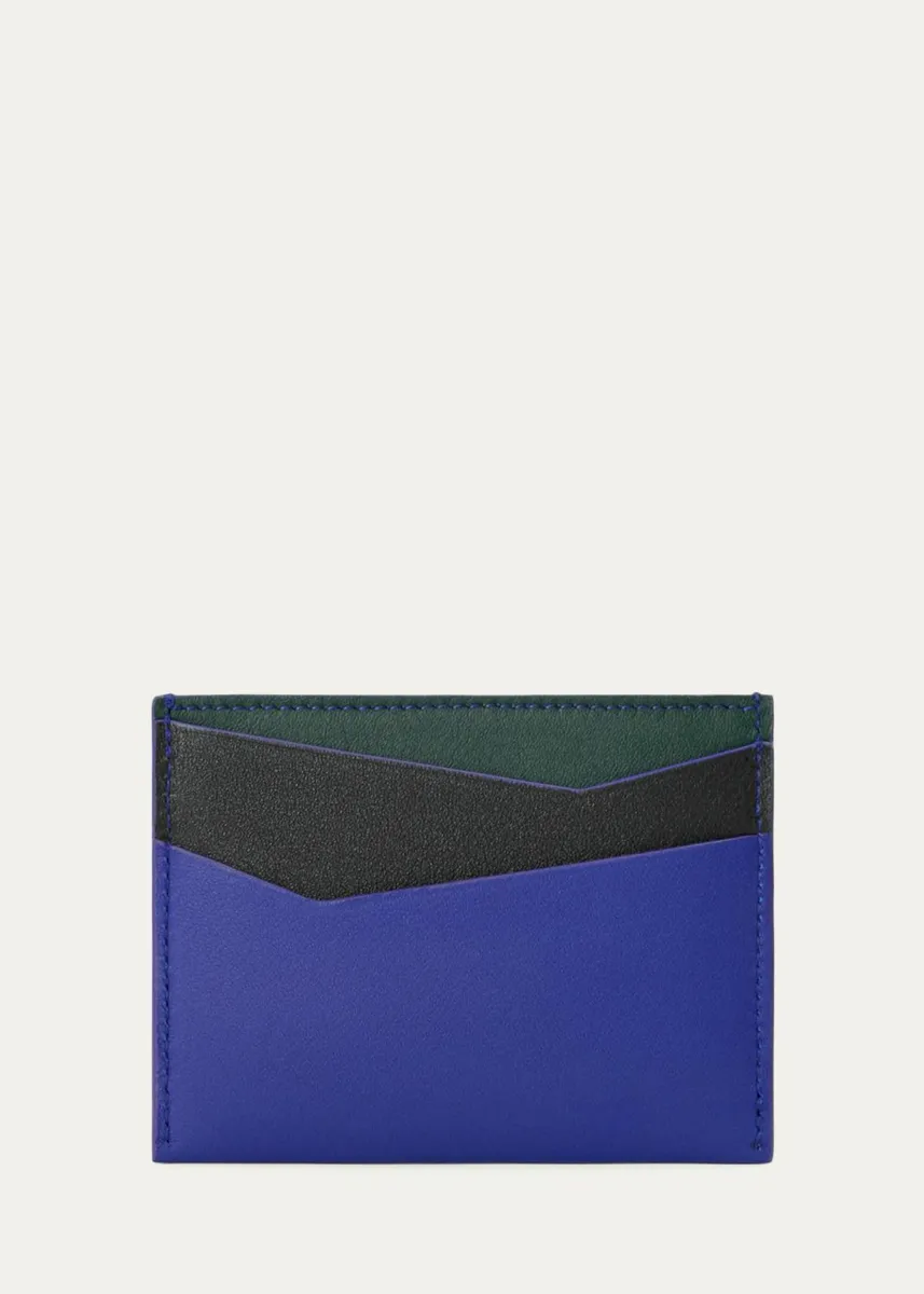 Loewe Men's Puzzle Calfskin Card Holder | Thumbnail 4 Loewe Men's Puzzle Calfskin Card Holder | Thumbnail 4