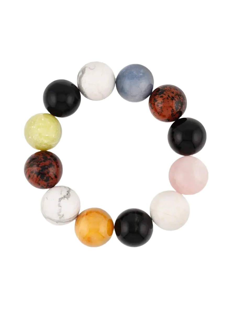 Oracle Multi Gemstone Jumbo Sphere Bracelet