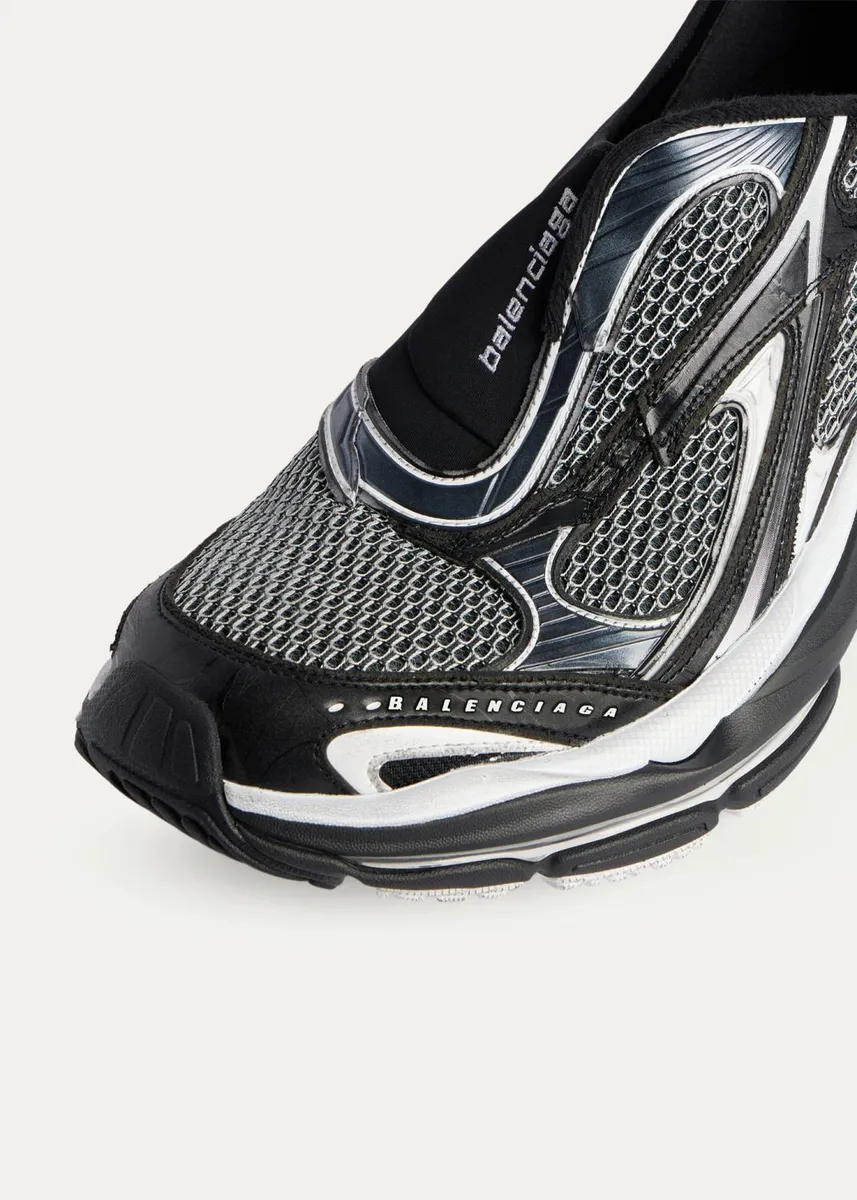 Balenciaga Men's D'Orsay Mesh Mismatched Slip-On Sneakers | Thumbnail 5 Balenciaga Men's D'Orsay Mesh Mismatched Slip-On Sneakers | Thumbnail 5