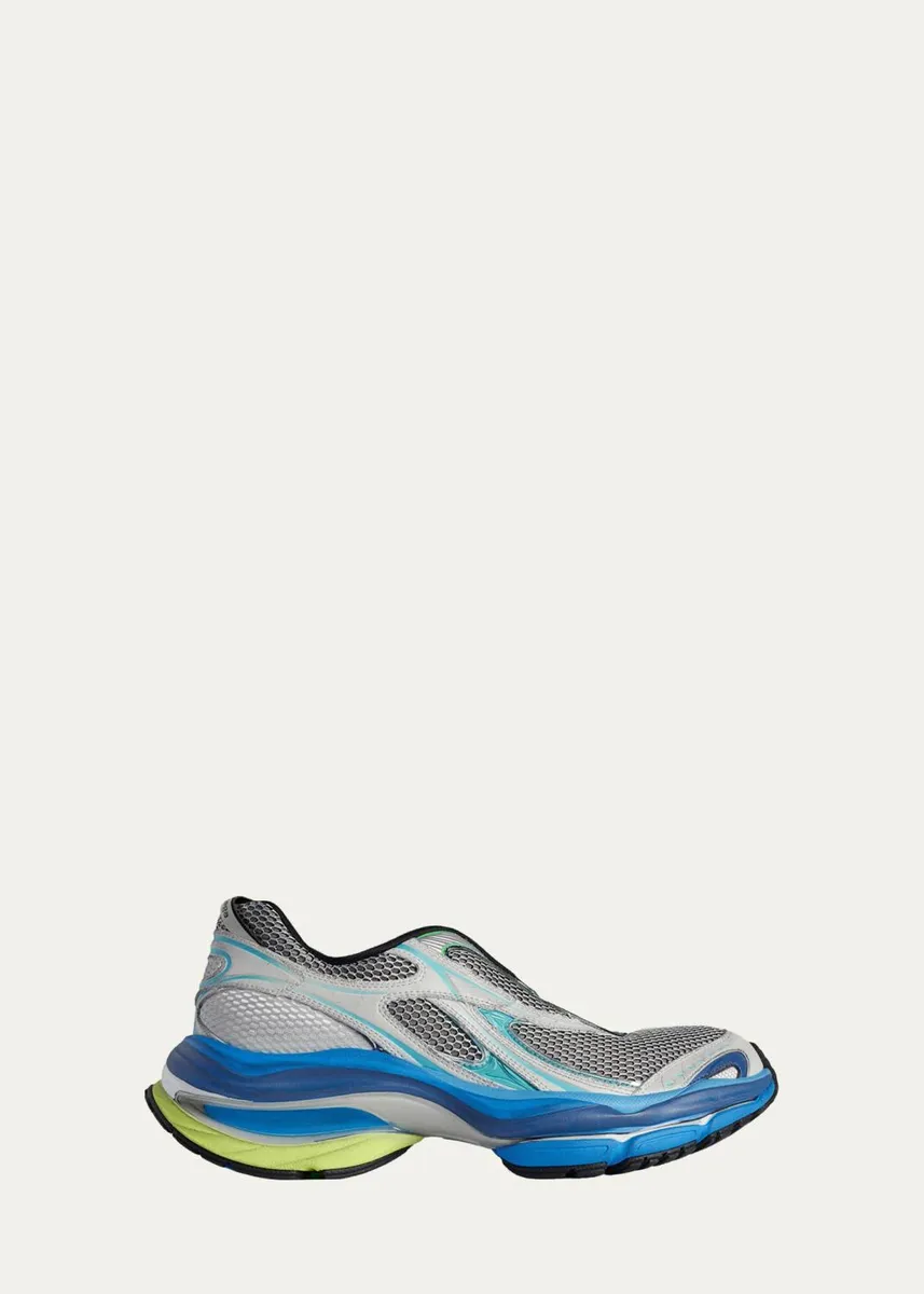 Balenciaga Men's D'Orsay Mesh Mismatched Slip-On Sneakers | Thumbnail 6 Balenciaga Men's D'Orsay Mesh Mismatched Slip-On Sneakers | Thumbnail 6