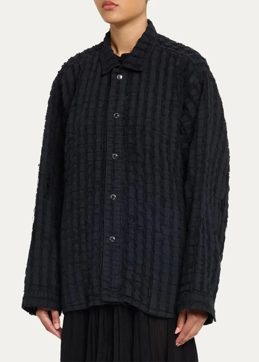 Haikure Sophie Frayed Striped Shirt | Thumbnail 4 Haikure Sophie Frayed Striped Shirt | Thumbnail 4