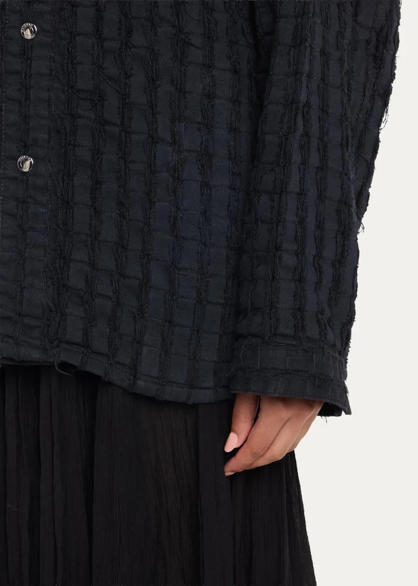 Haikure Sophie Frayed Striped Shirt | Thumbnail 5 Haikure Sophie Frayed Striped Shirt | Thumbnail 5