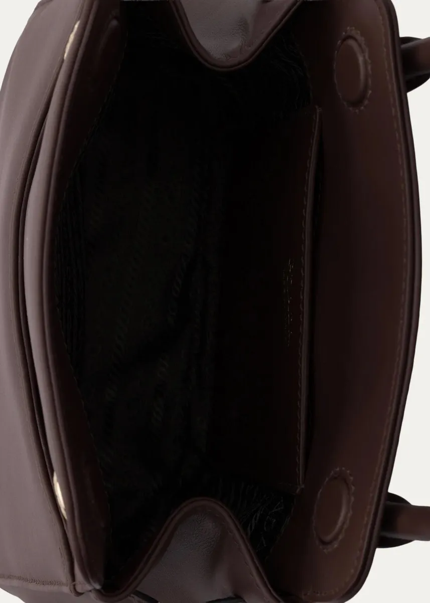 Prada Carry Leather Top-Handle Bag | Thumbnail 7